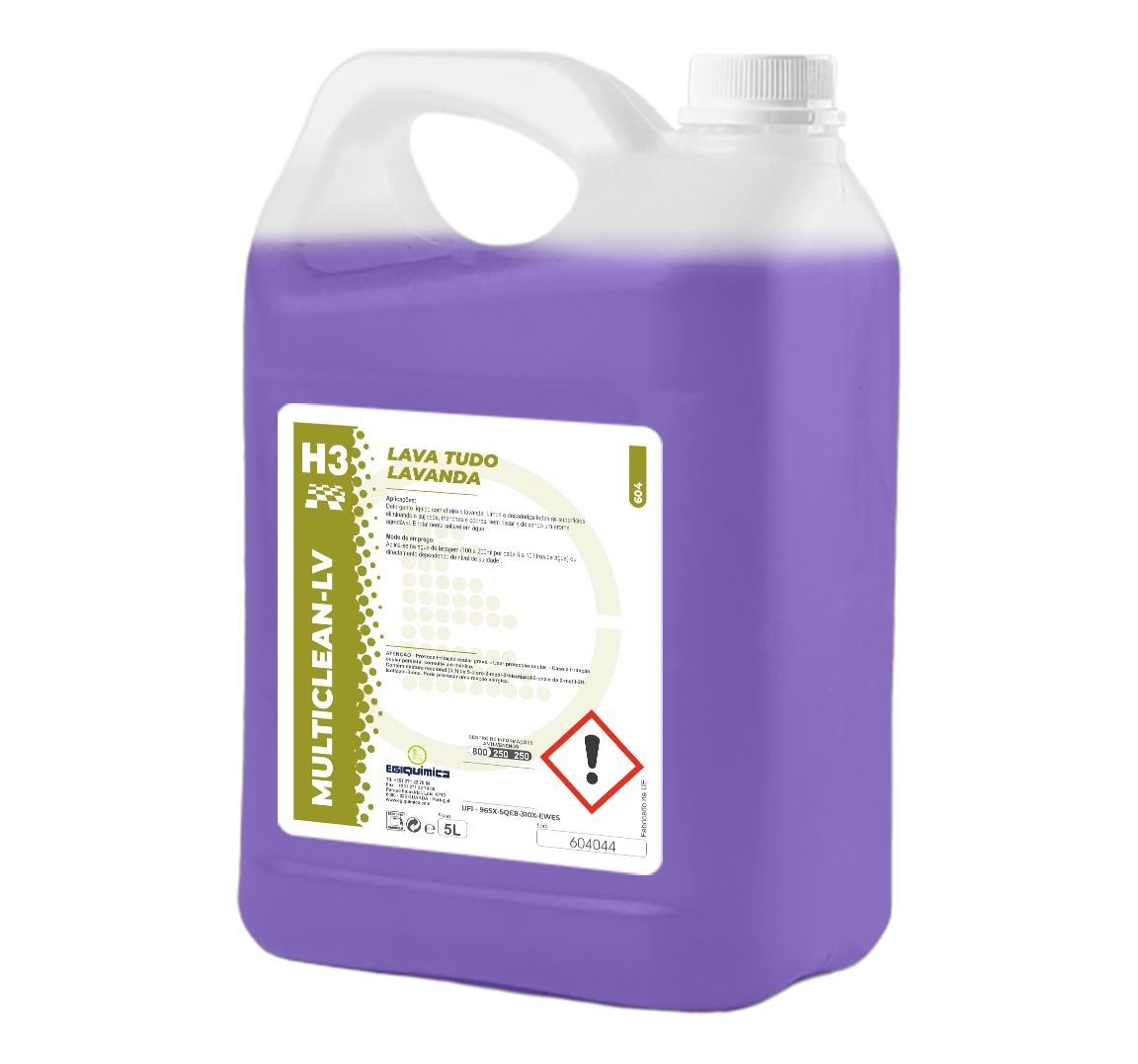 MULTICLEAN H3 Lava Tudo Lavanda
