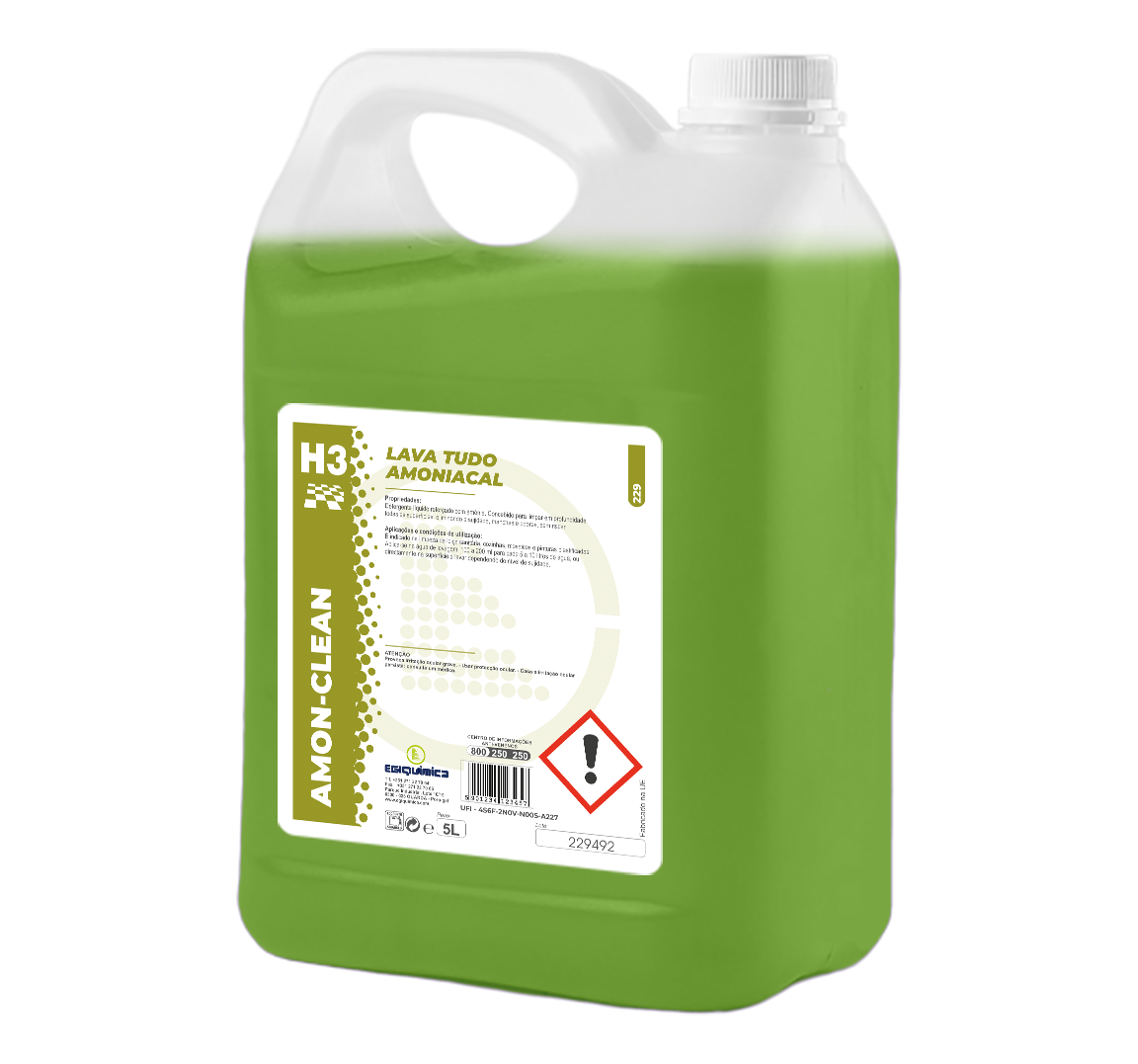 AMON-CLEAN H3 Lava Tudo Amoniacal